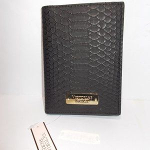 Victoria's Secret Passport Cover Black Gold